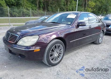 2000 Mercedes-Benz S 430 z USA, uszkodzony, nr VIN WDBNG70J8YA007057